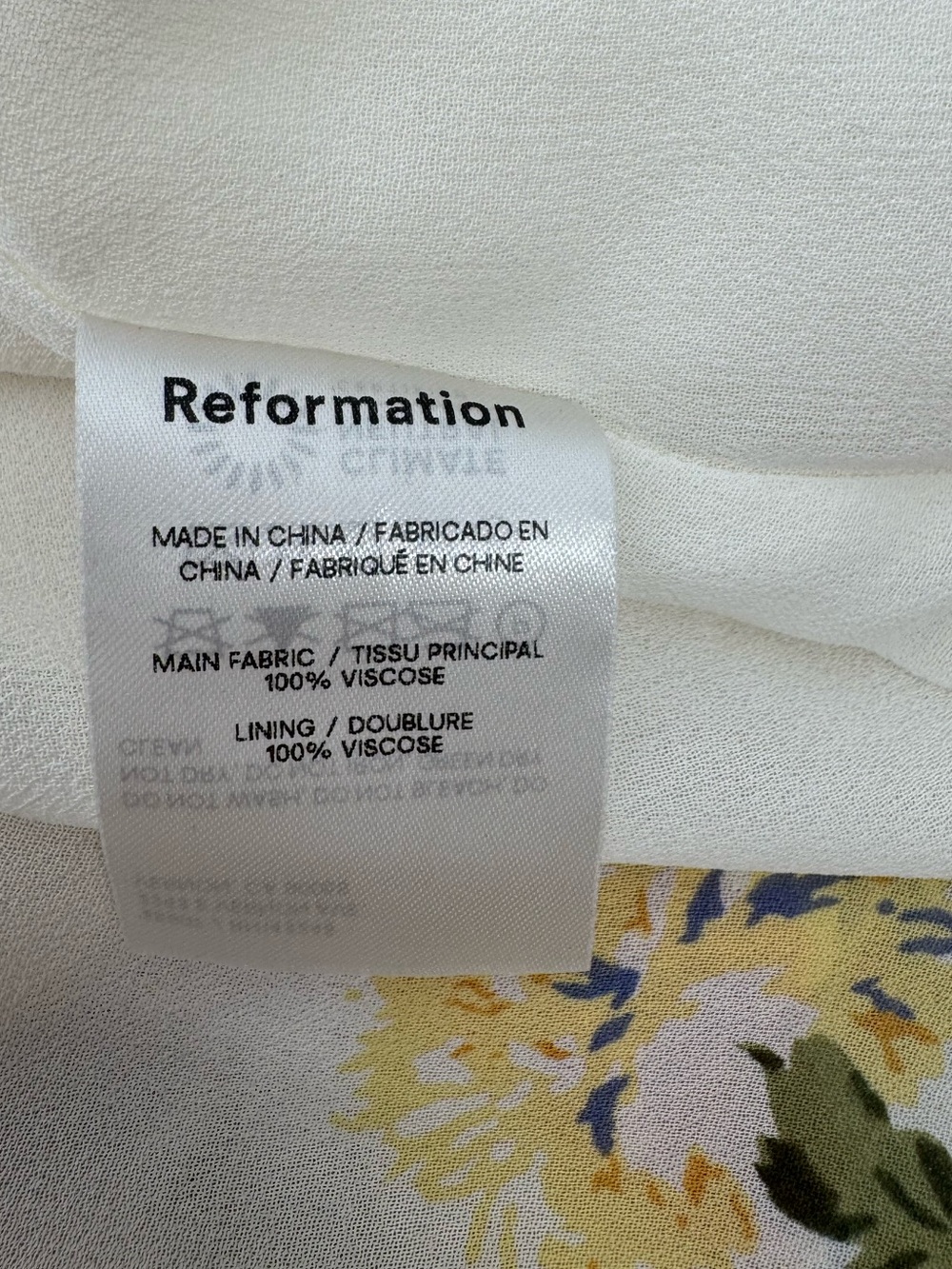 Reformation Juliette Midi Dress Formosa Floral Size 10 Sweetheart Tie Strap - Picture 13 of 15